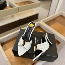 YSL「SAINT LAURENT*」 夏季新品 尖头优雅大气高跟拖鞋 —————————— 尖头设计拉长腿部线条, YSL「SAINT LAURENT*」 夏季新品 尖头优雅大气高跟拖鞋 —————————— 尖头设计拉长腿部线条,
