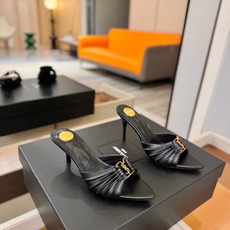 YSL「SAINT LAURENT*」 夏季新品 尖头优雅大气高跟拖鞋 —————————— 尖头设计拉长腿部线条, YSL「SAINT LAURENT*」 夏季新品 尖头优雅大气高跟拖鞋 —————————— 尖头设计拉长腿部线条,