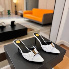YSL「SAINT LAURENT*」 夏季新品 尖头优雅大气高跟拖鞋 —————————— 尖头设计拉长腿部线条, YSL「SAINT LAURENT*」 夏季新品 尖头优雅大气高跟拖鞋 —————————— 尖头设计拉长腿部线条,