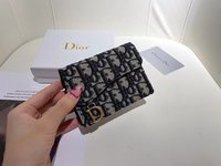 Dior Store
 Wallet Card pack Black Bronzing Oblique