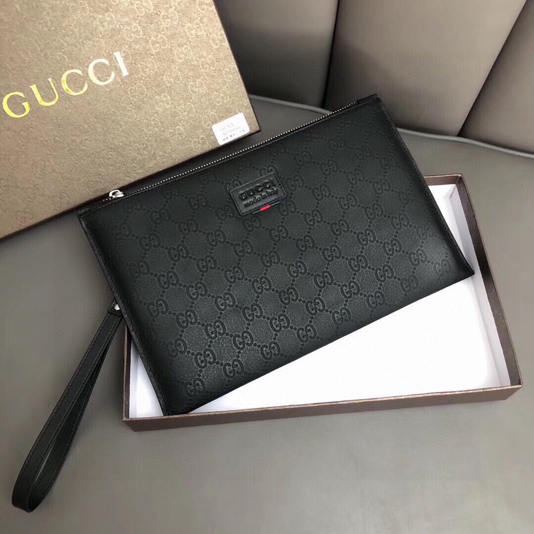 Gucci Clutches & Pouch Bags Black Men