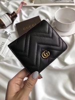 Gucci Wallet Card pack Black Sheepskin