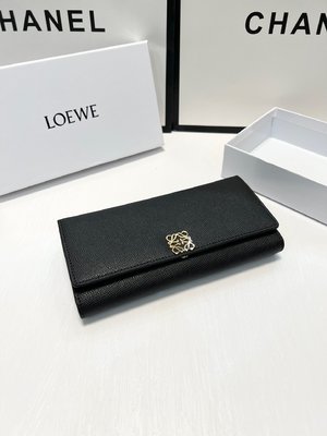 Loewe Wallet Black Cowhide