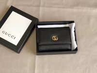Practical And Versatile Replica Designer
 Gucci Wallet Black Cowhide Fall/Winter Collection