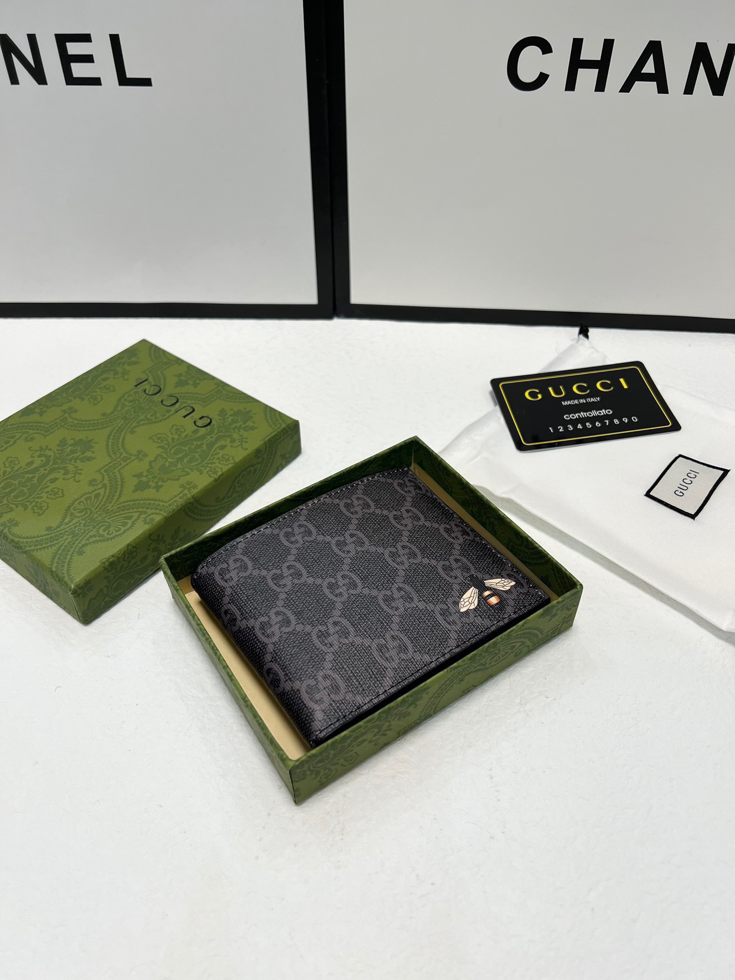 Gucci Wallet Replica Shop
 Black Printing