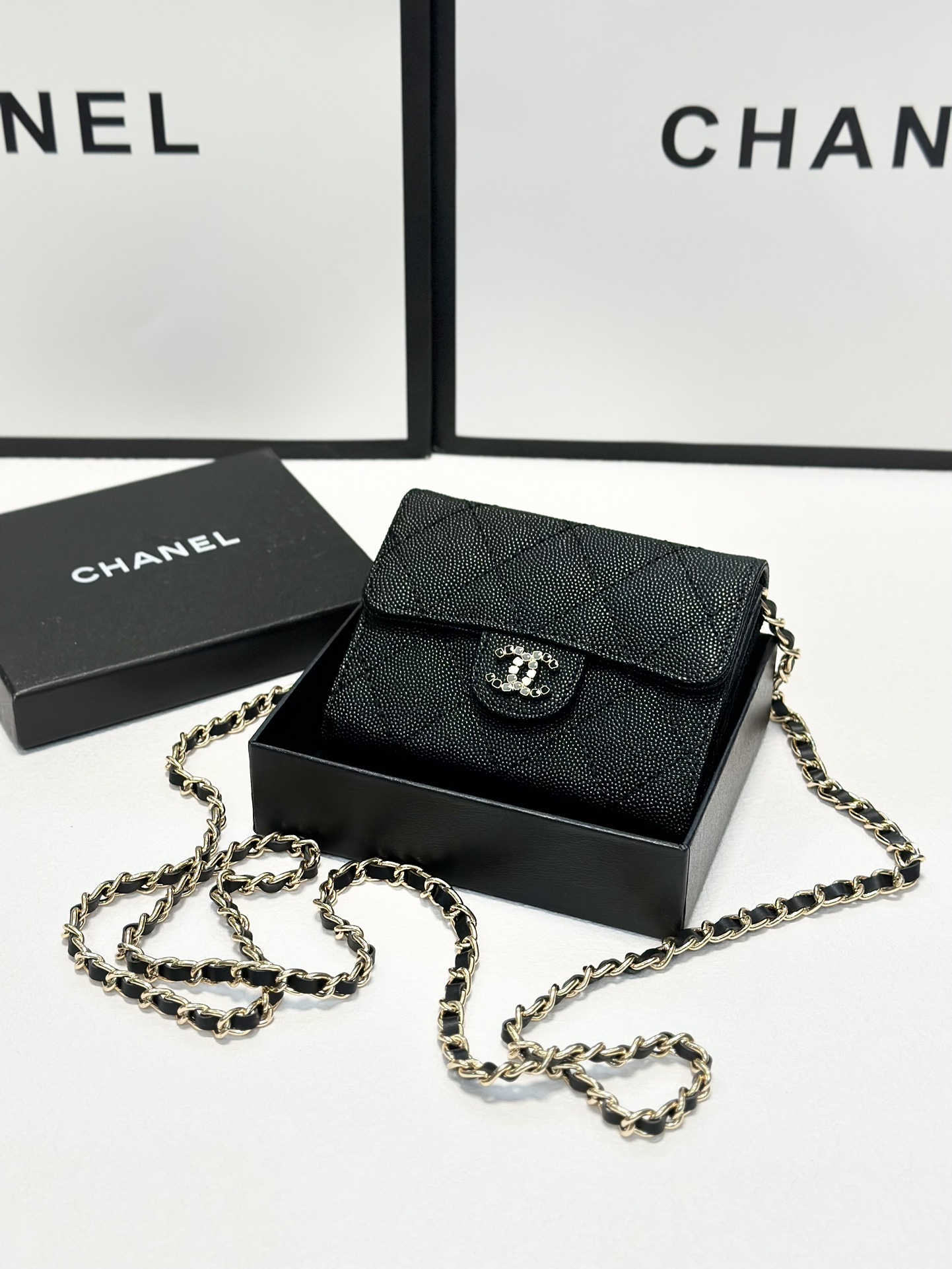 Chanel Bags Backpack Black Cowhide Fashion