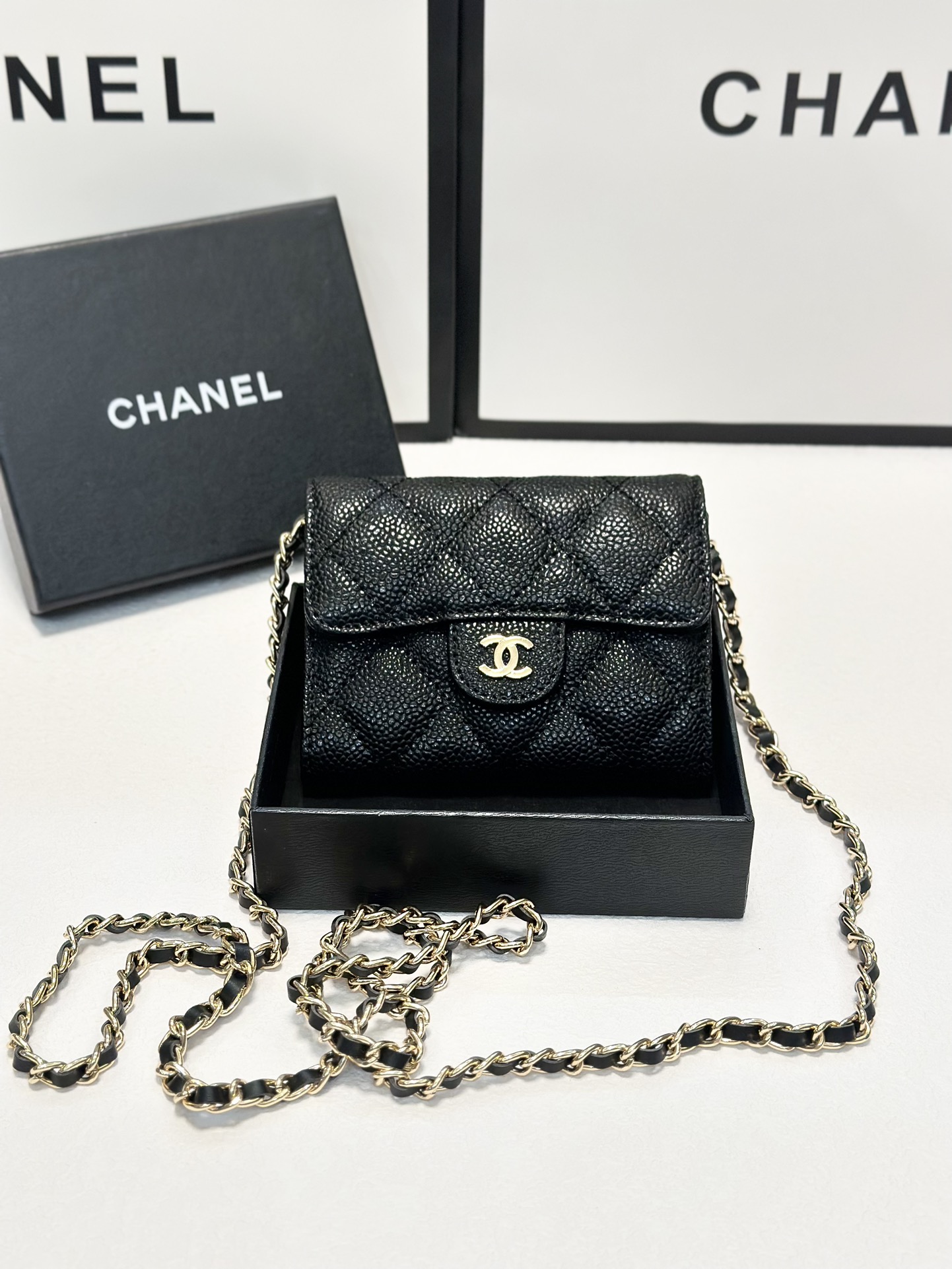 Chanel Bags Backpack Black Cowhide Fashion