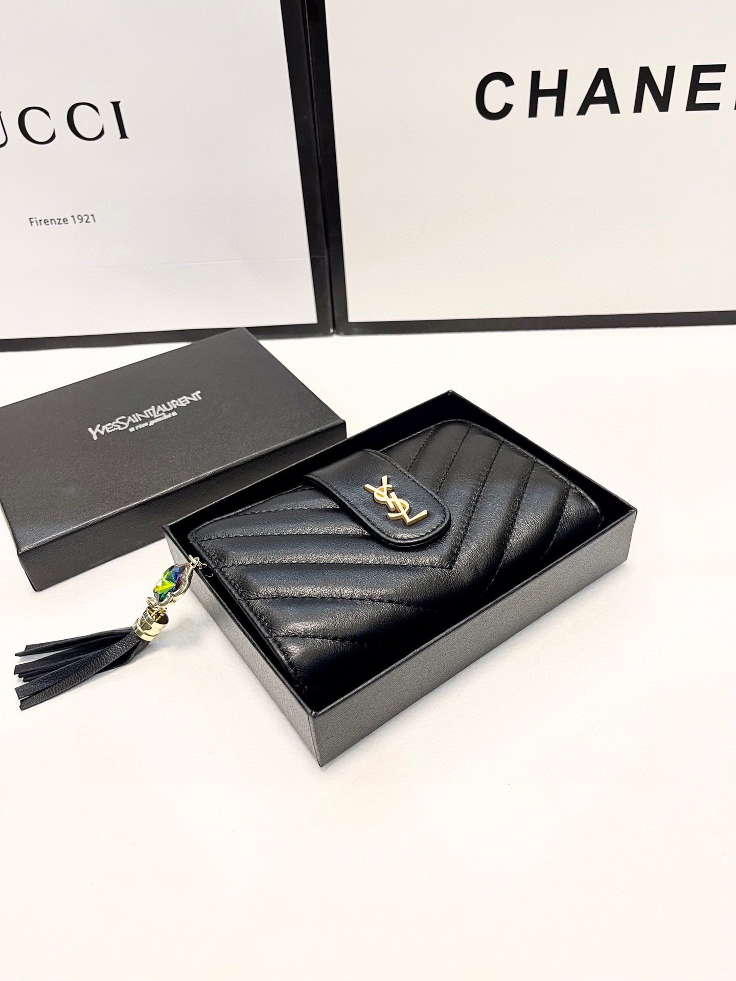 Yves Saint Laurent Wallet Black Fashion