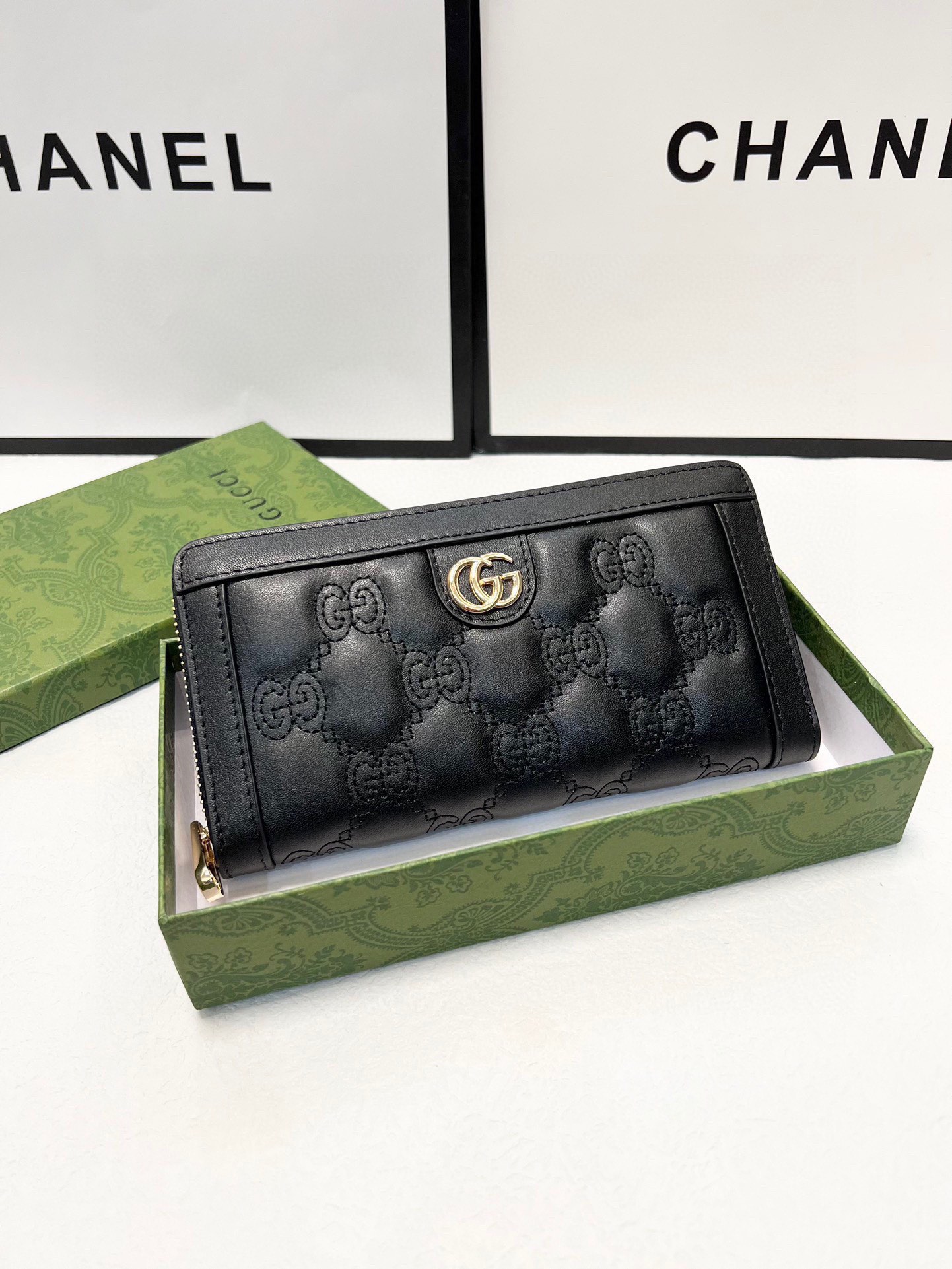 Shop the Best High Authentic Quality Replica
 Gucci Clutches & Pouch Bags Designer Black Cowhide