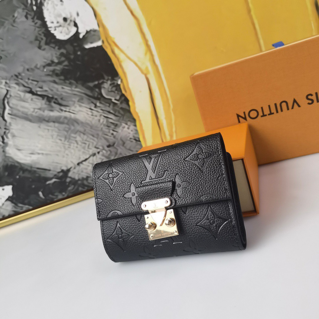 Where to buy fakes
 Louis Vuitton Wallet Black Empreinte​ Mini