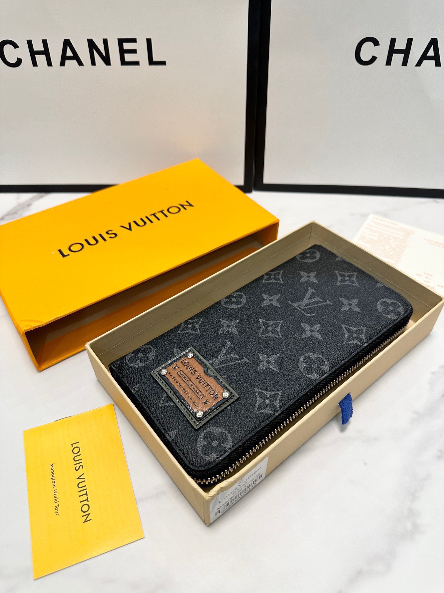 Louis Vuitton Taschen Kupplungsbeutel Schwarz Männer