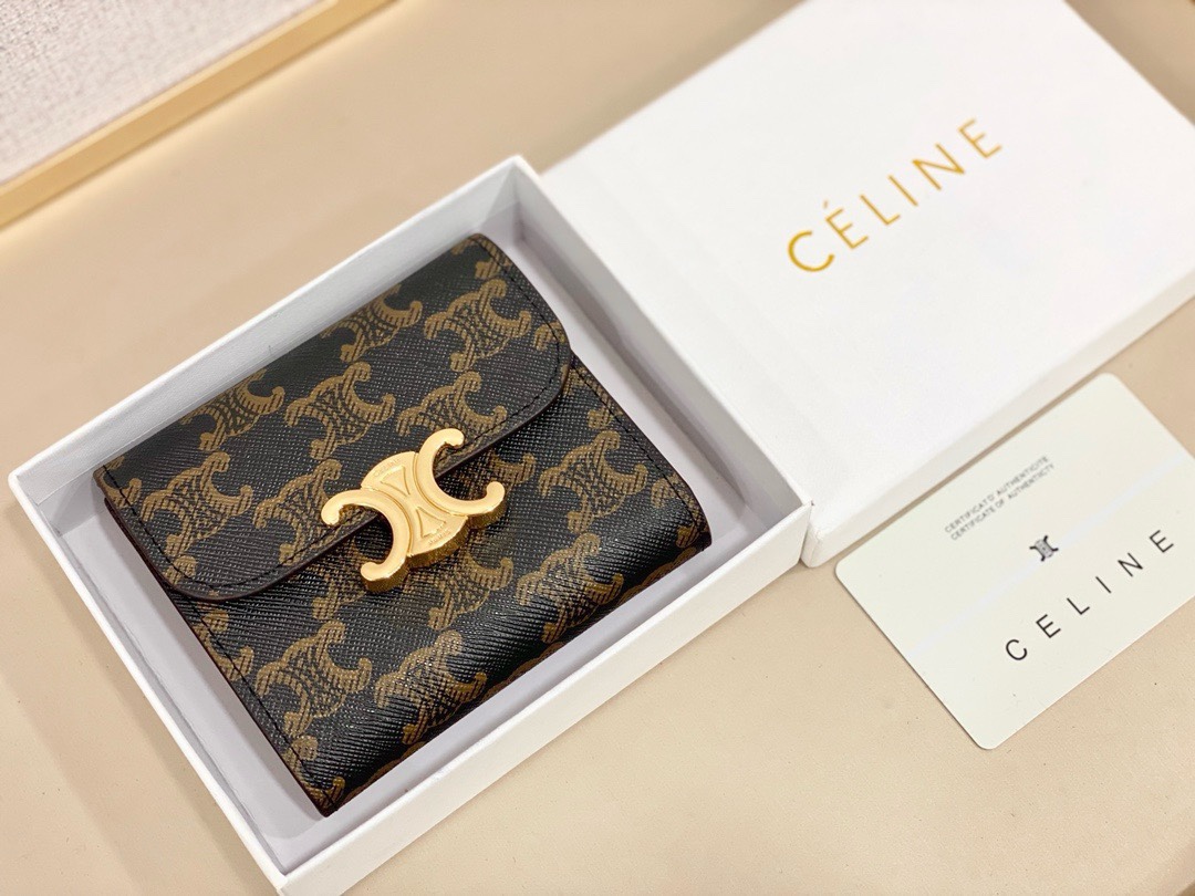 Celine mirror quality
 Wallet Buy Luxury 2023
 Black Cowhide Fashion