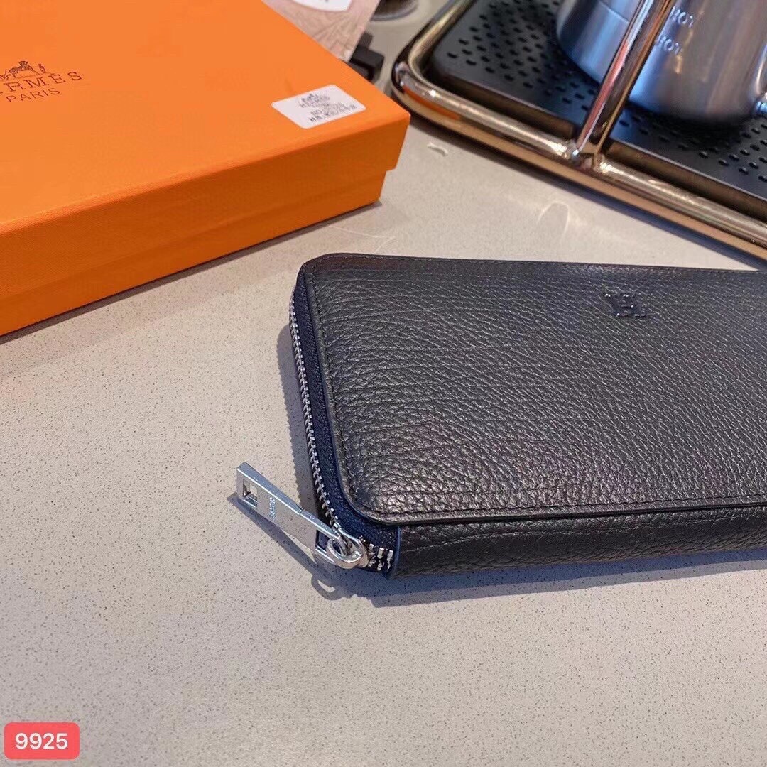 Hermes Leather Clutch Wallet with Card Slots - Style 9925 9 i1746630038186 2803 0 7