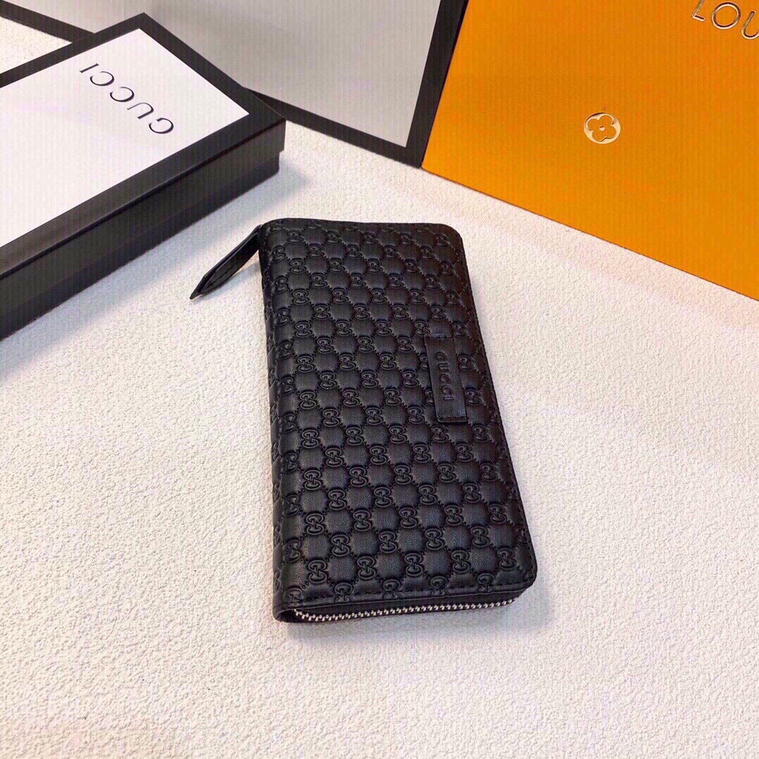 ユニセックス ブラック レザー製ミニハンドバッグ 19x10cm