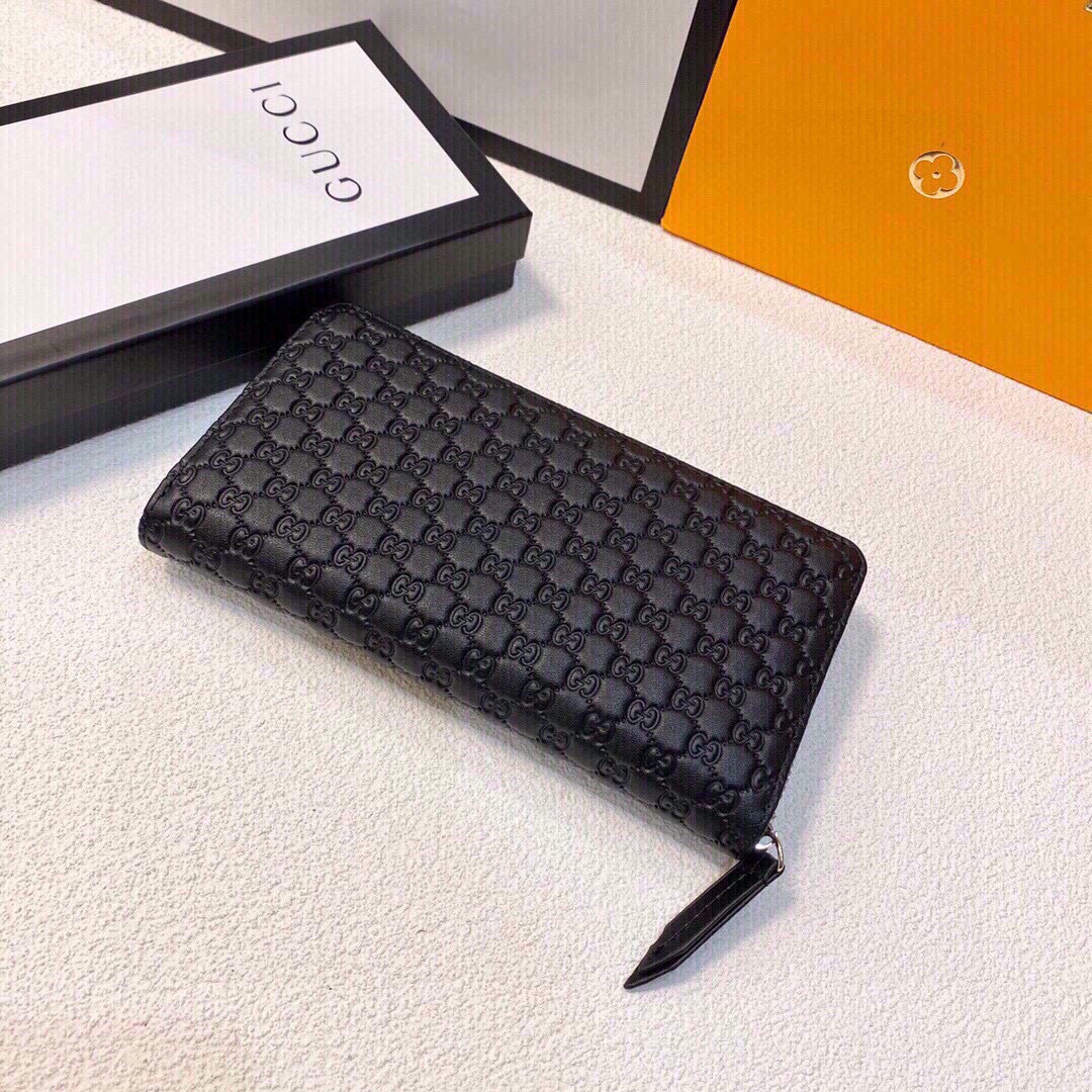 ユニセックス ブラック レザー製ミニハンドバッグ 19x10cm