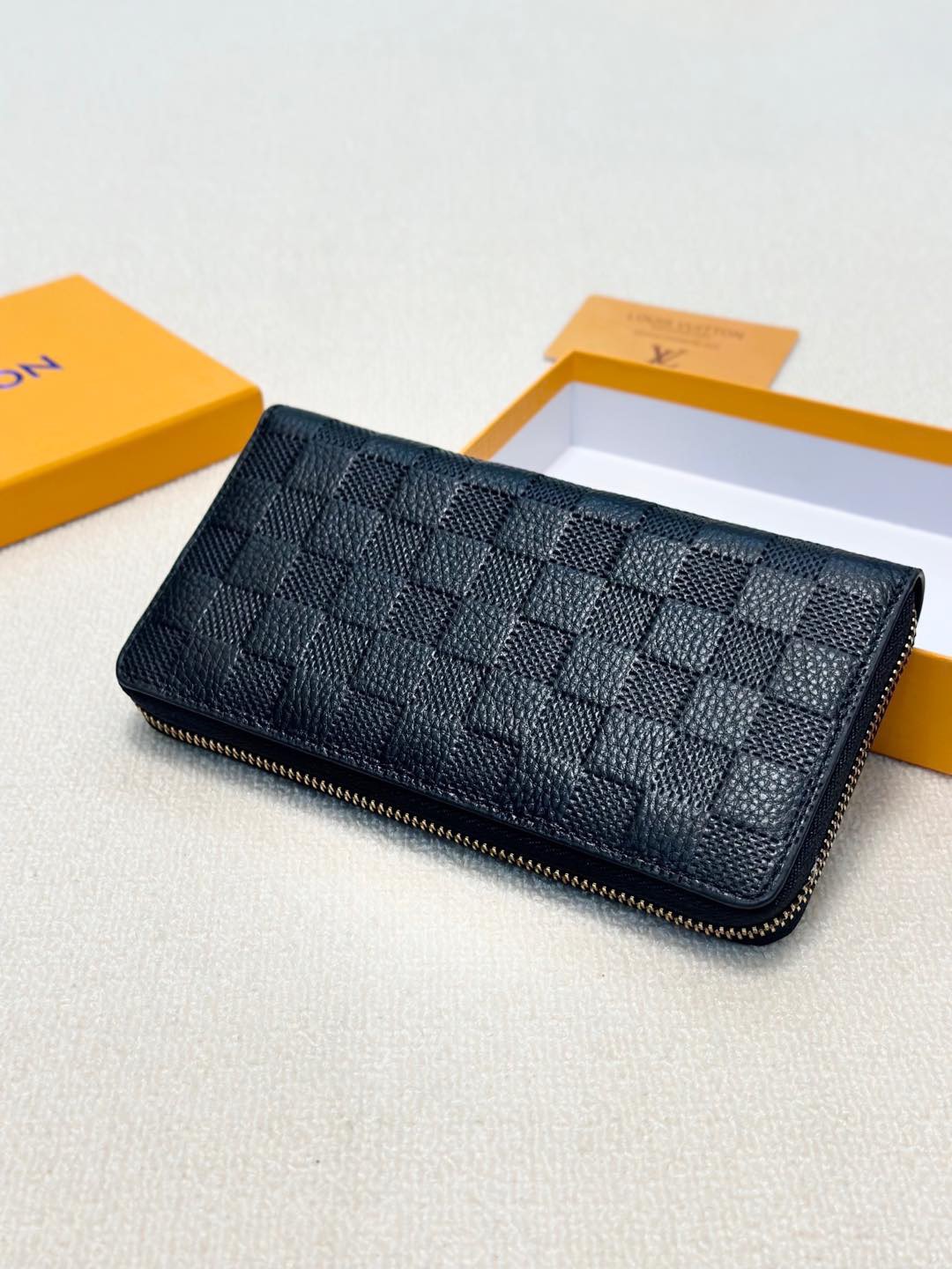 LV新款男士手包 - 高級原版頭層牛皮製の大容量デザイン