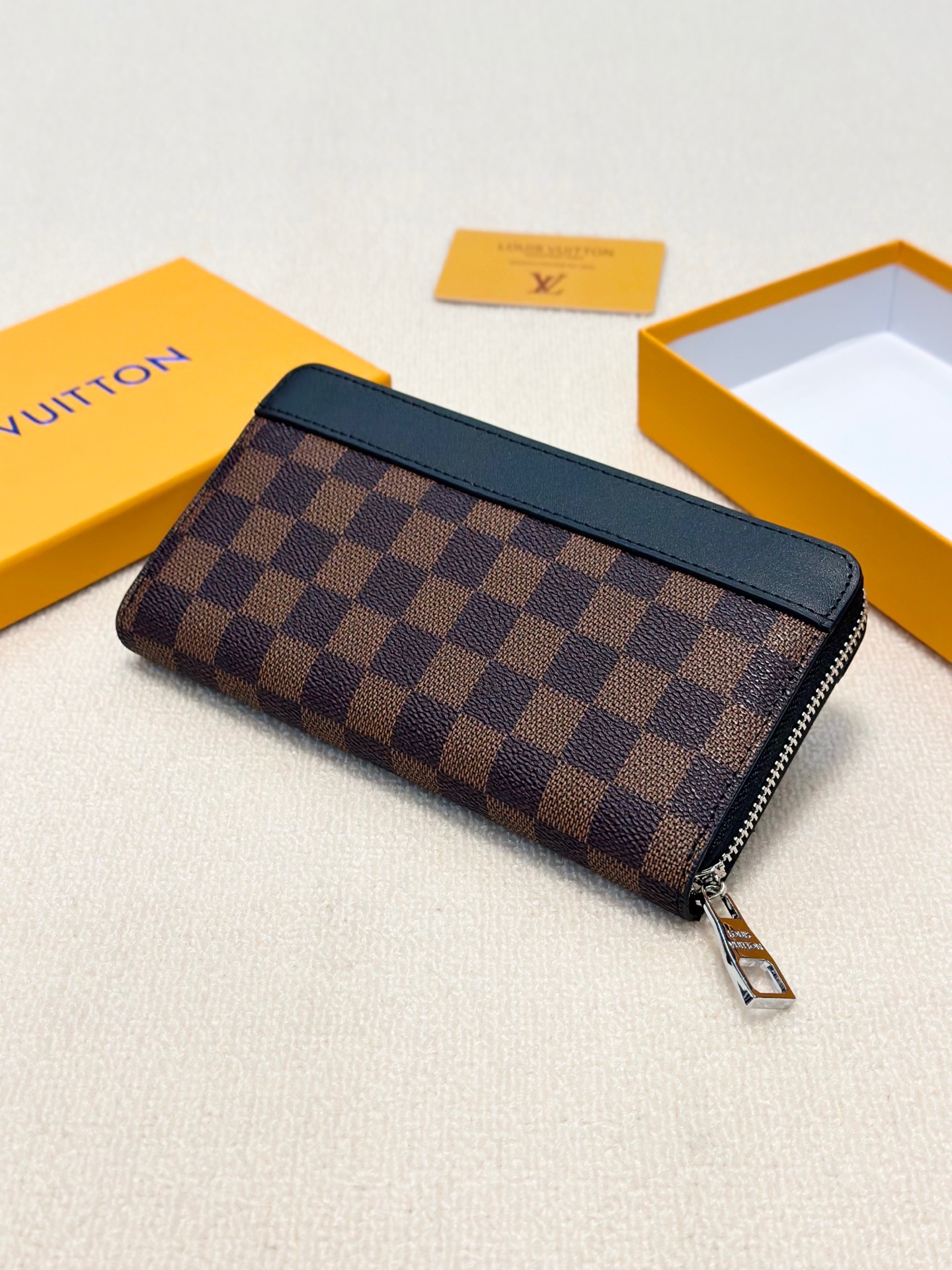 LV新款男士手包 - 原版頭層牛皮, 多カードポケット