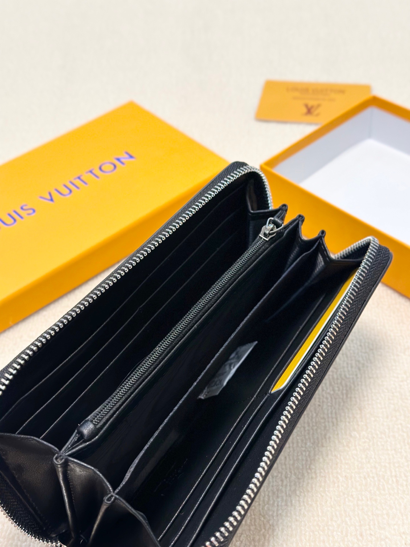 LV新款男士手包 - 原版頭層牛皮, 多カードポケット