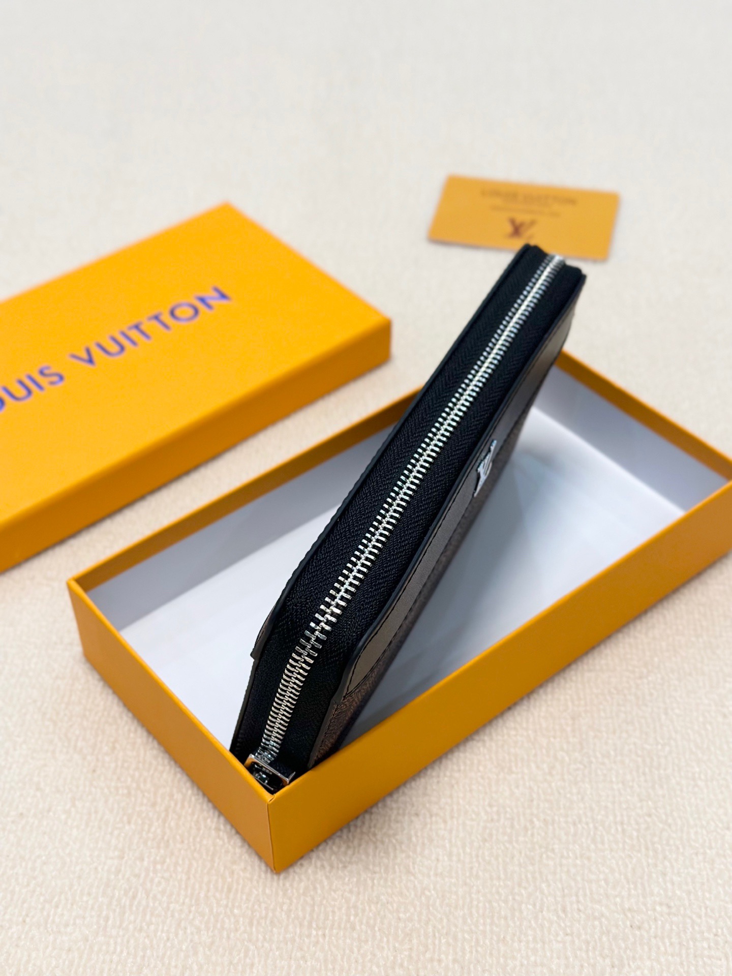 LV新款男士手包 - 原版頭層牛皮, 多カードポケット