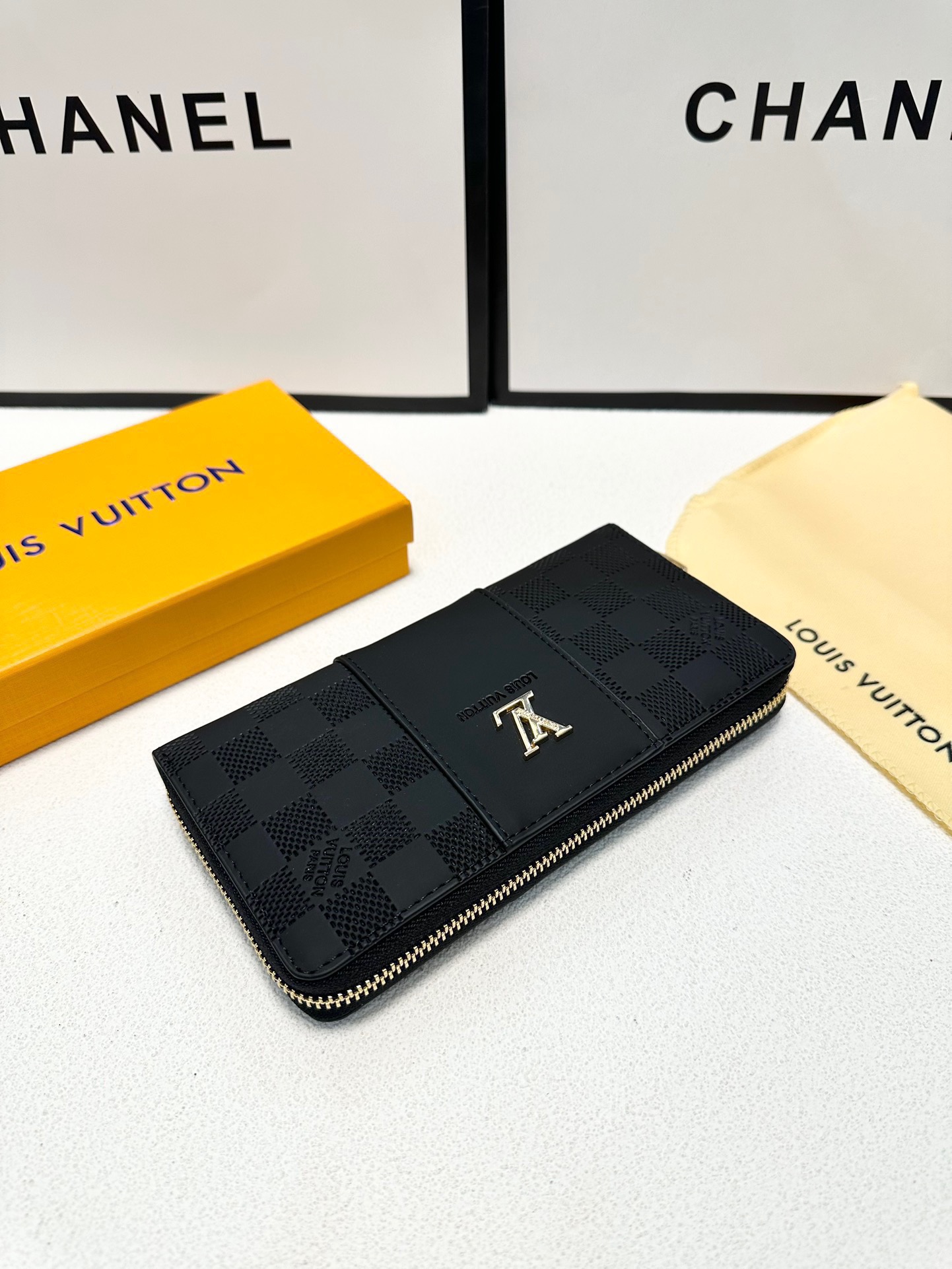 LV新款男士手包 - 高級原版頭層牛皮・多カードポケット・大容量