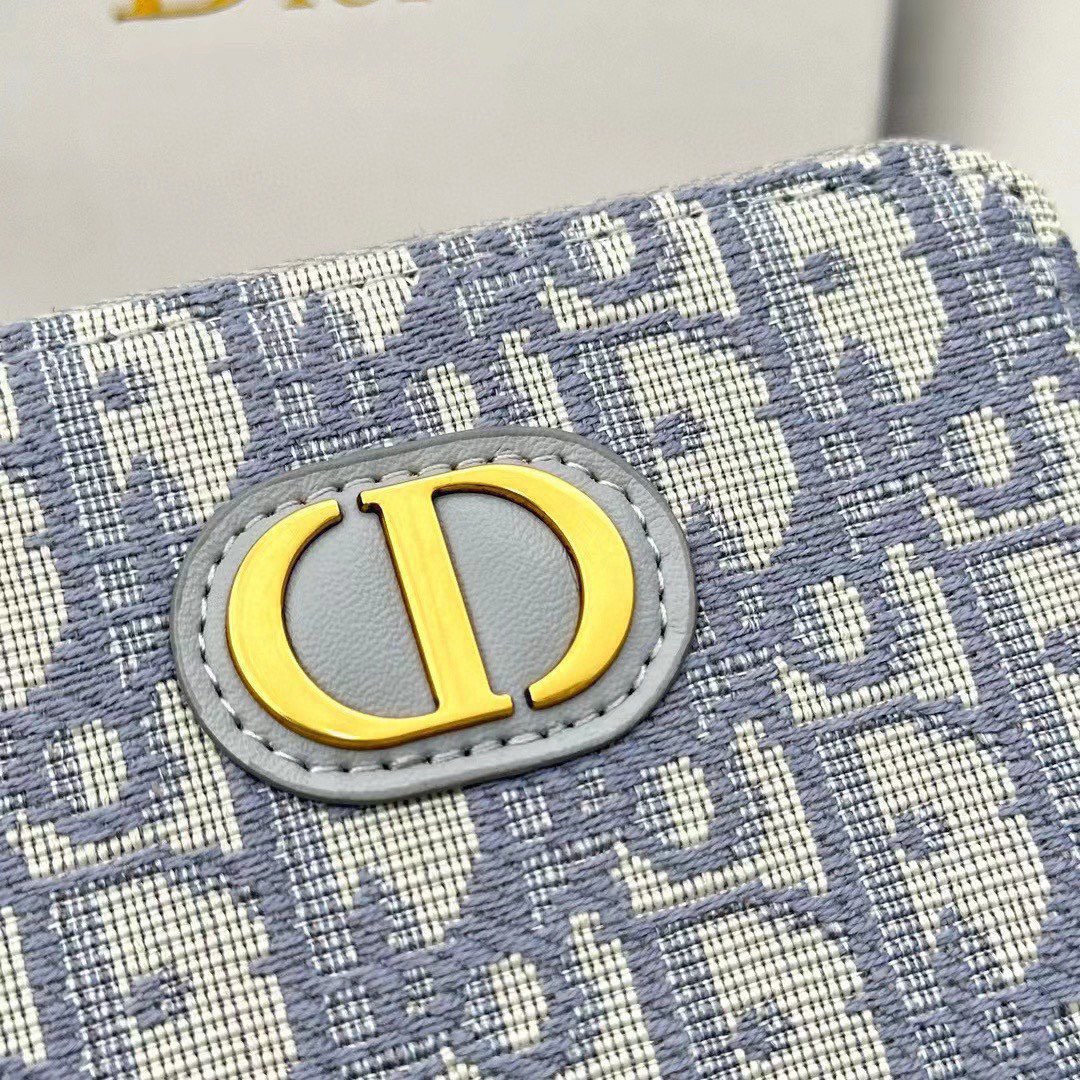Dior Blue Gray Oblique 12 8 5 everyday