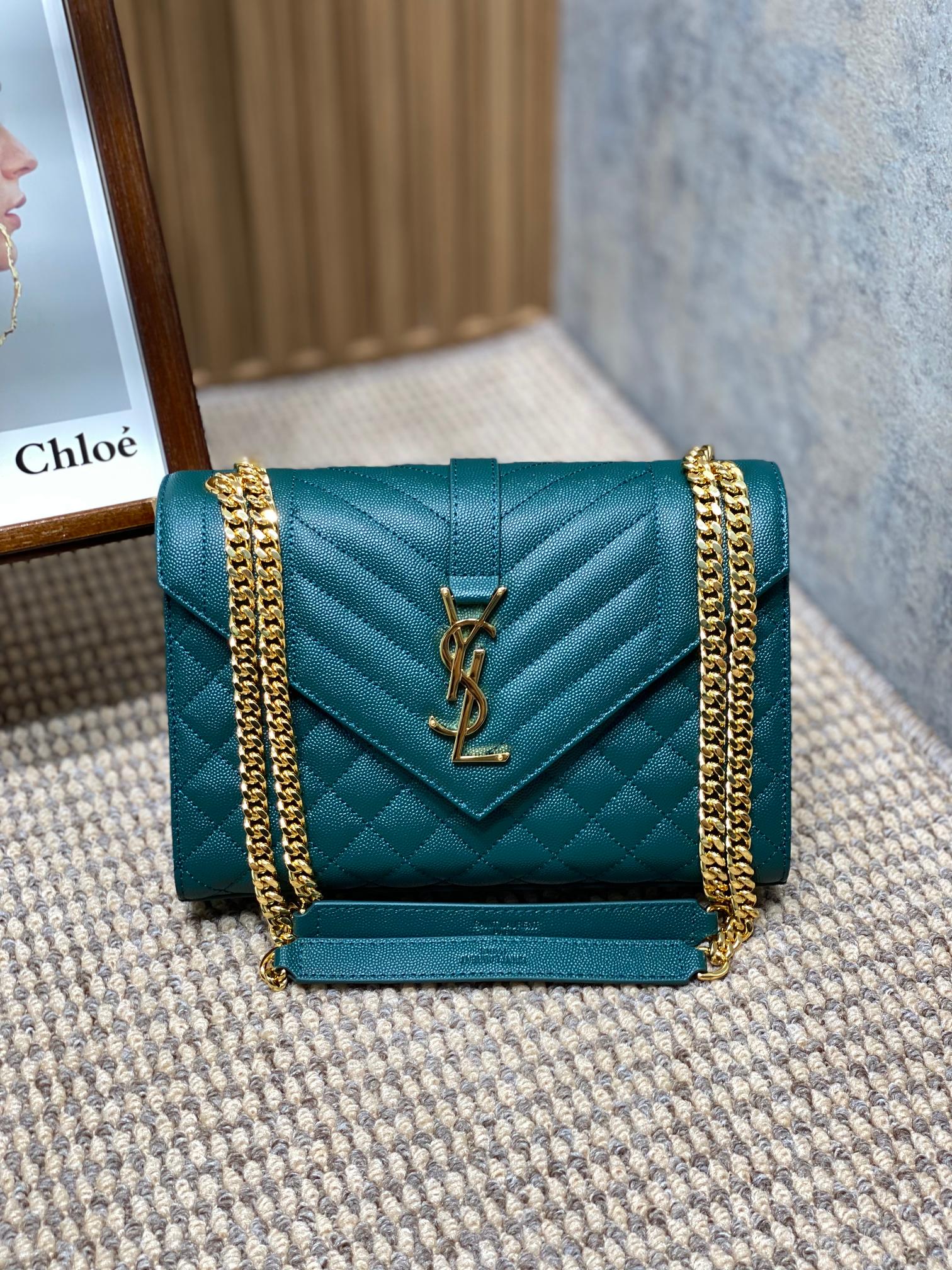 YSL Style Leather Messenger Bag Lookbook Reference image 1