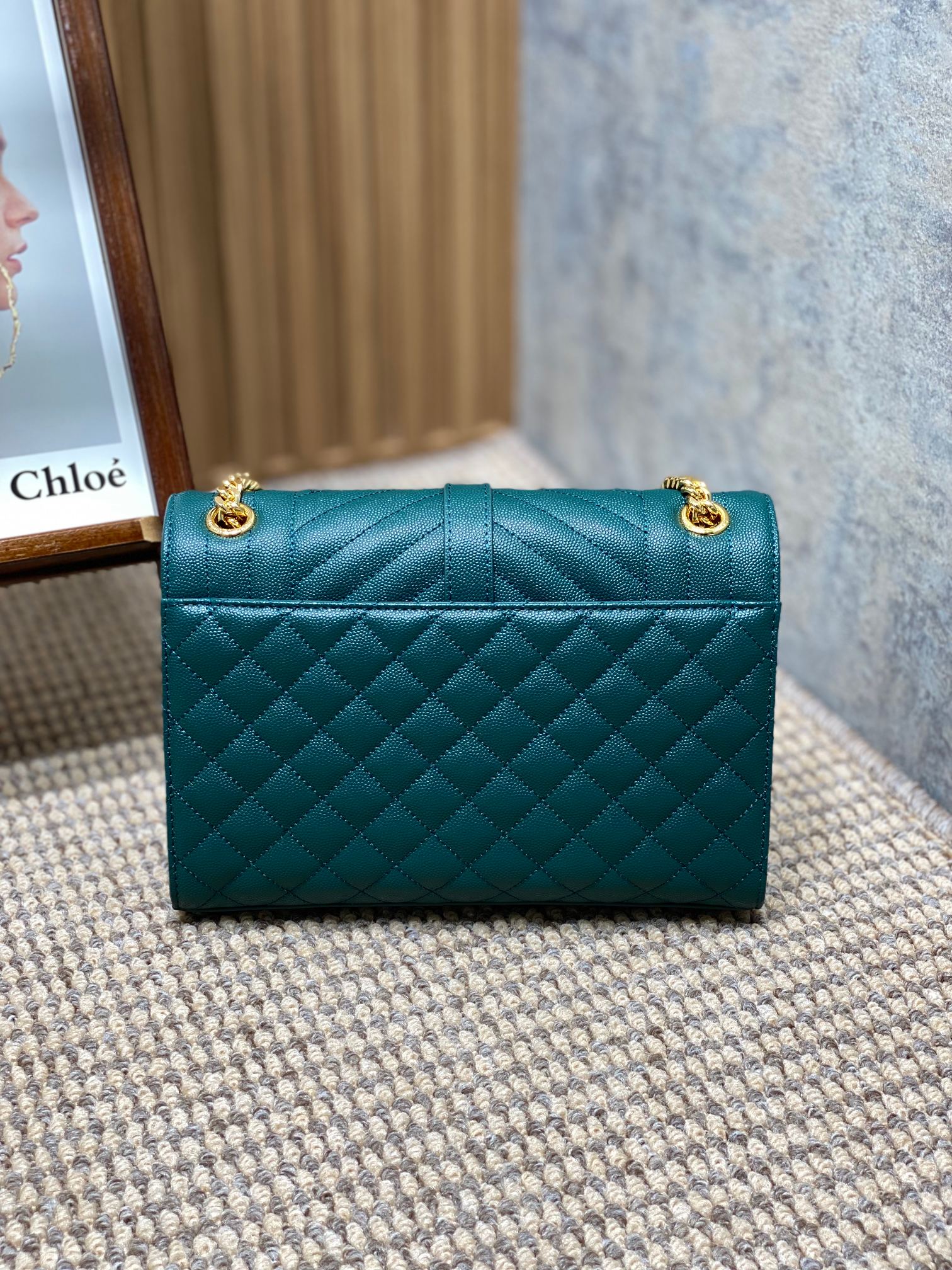 YSL Style Leather Messenger Bag Lookbook Reference image 2