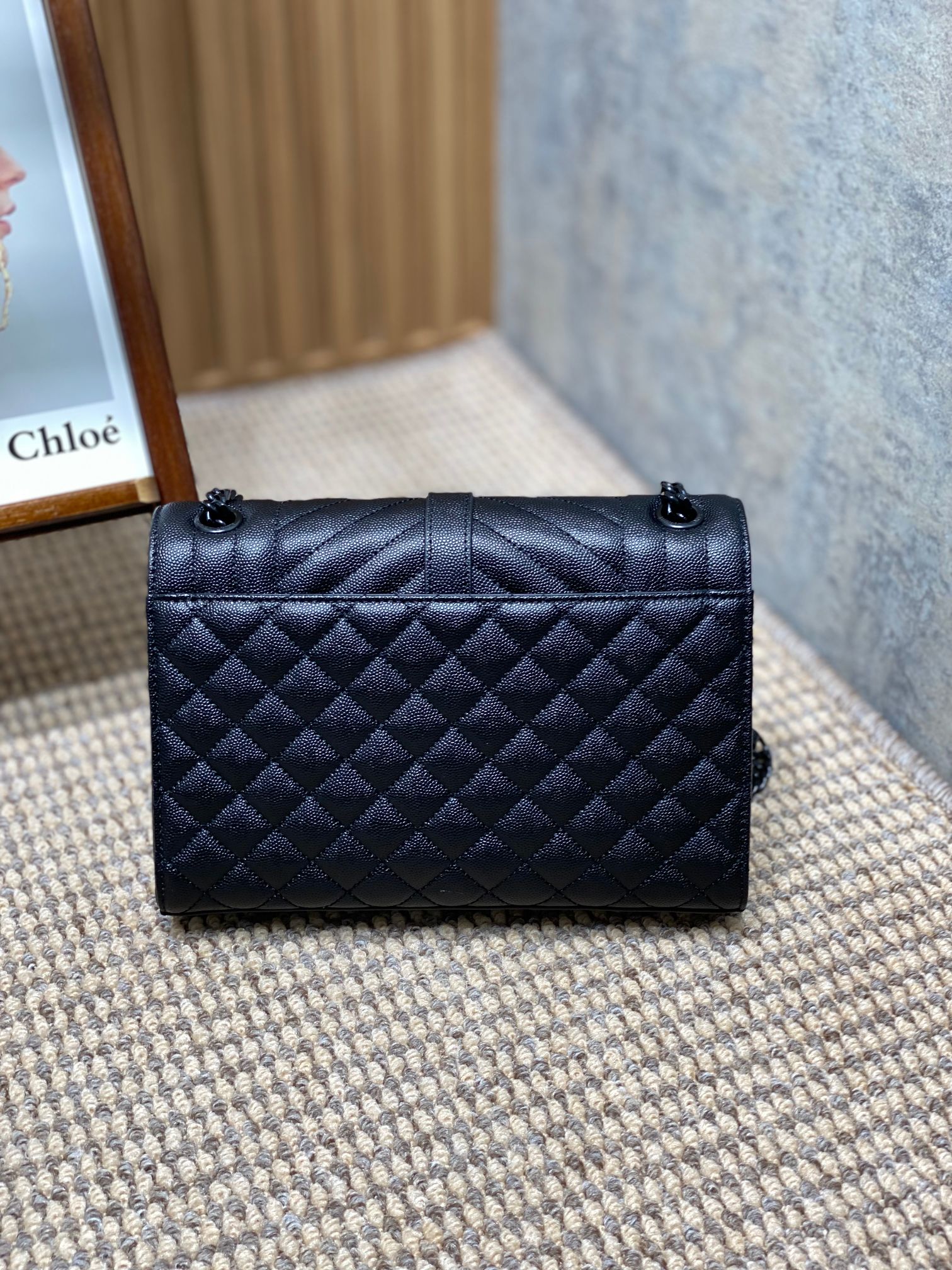 YSL Style Leather Messenger Bag Lookbook Reference image 2