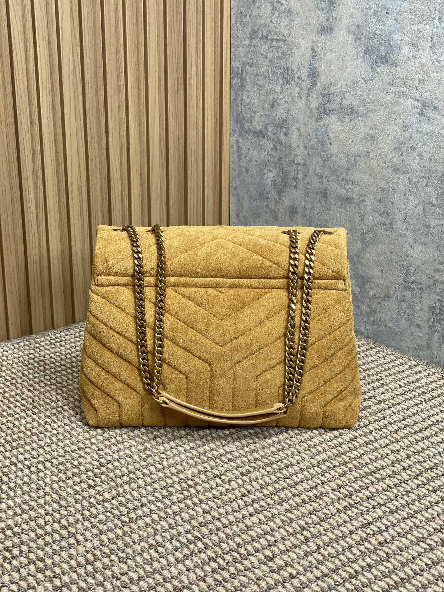 YSL Style Leather Chain Bag Lookbook Reference image 2