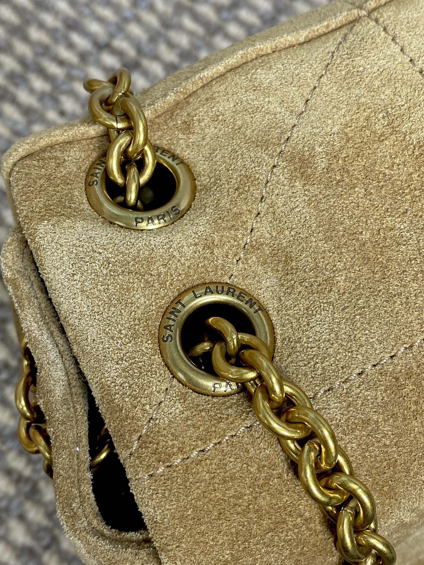 YSL Style Brown Leather Shoulder Bag Bags Shoulder Bag detail image 6 from source 745695