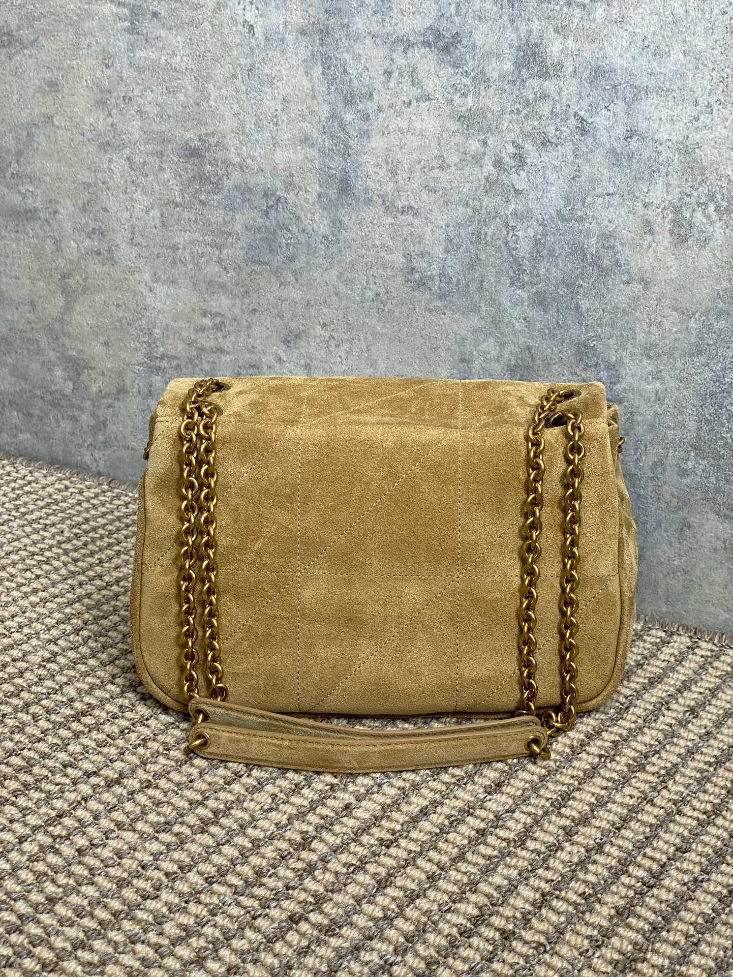 YSL Style Brown Leather Shoulder Bag Lookbook Reference image 2