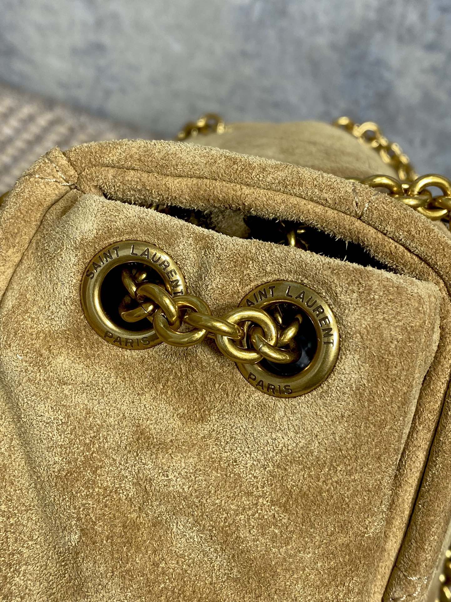 YSL Style Brown Leather Shoulder Bag Bags Shoulder Bag detail image 7 from source 745695