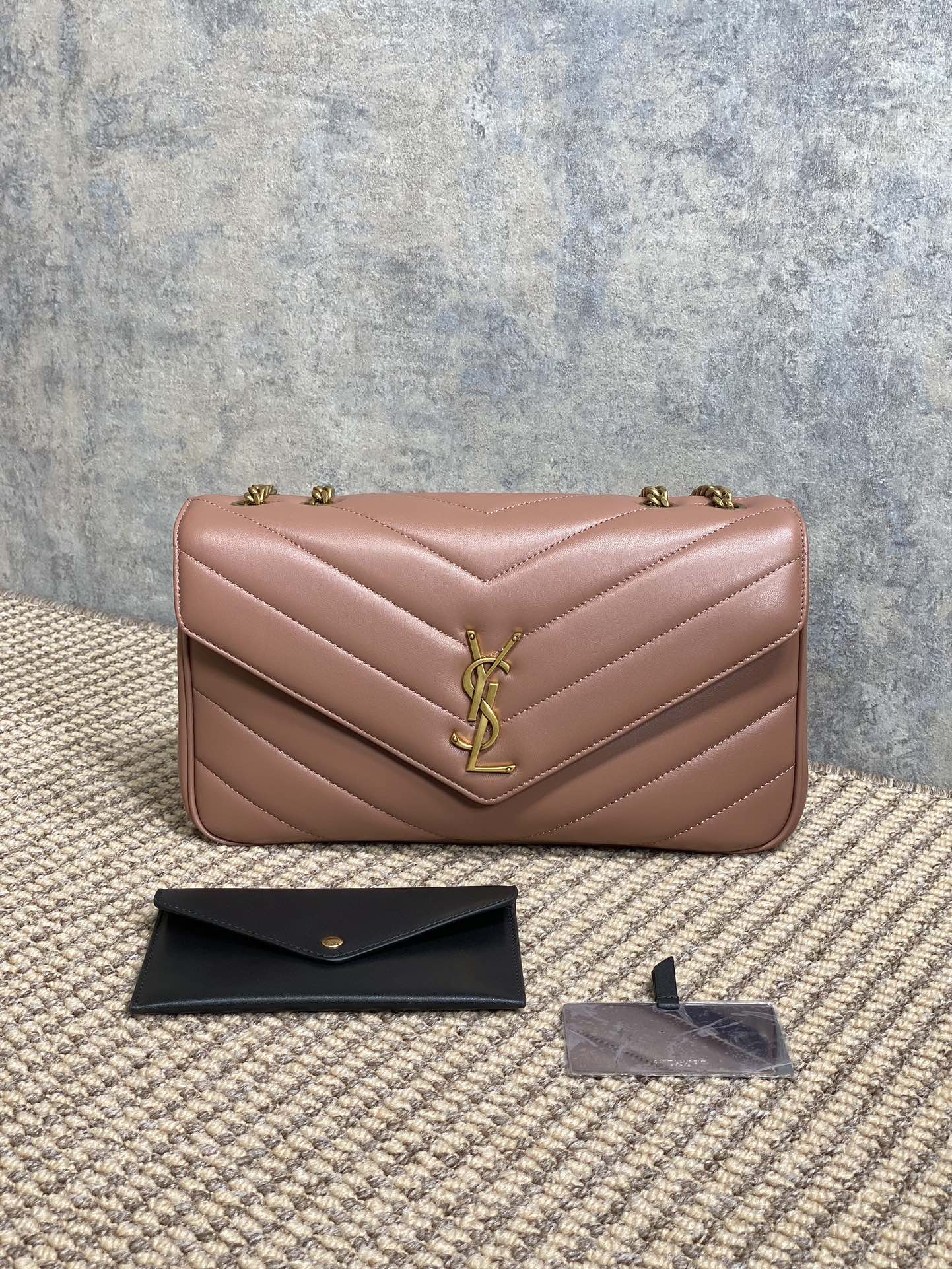 YSL Style Leather Card Holder Lookbook Reference image 1