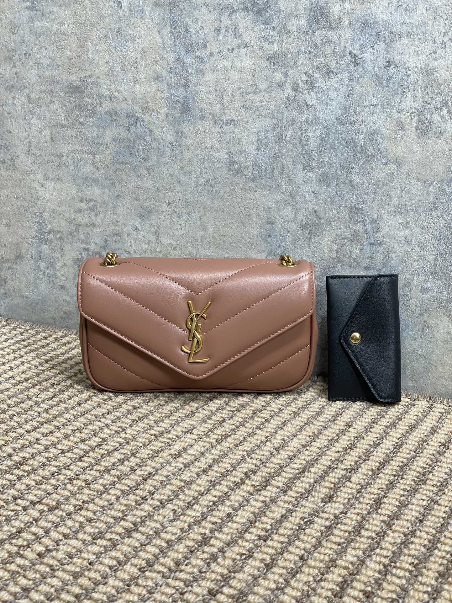 YSL Style Leather Card Holder Lookbook Reference image 1