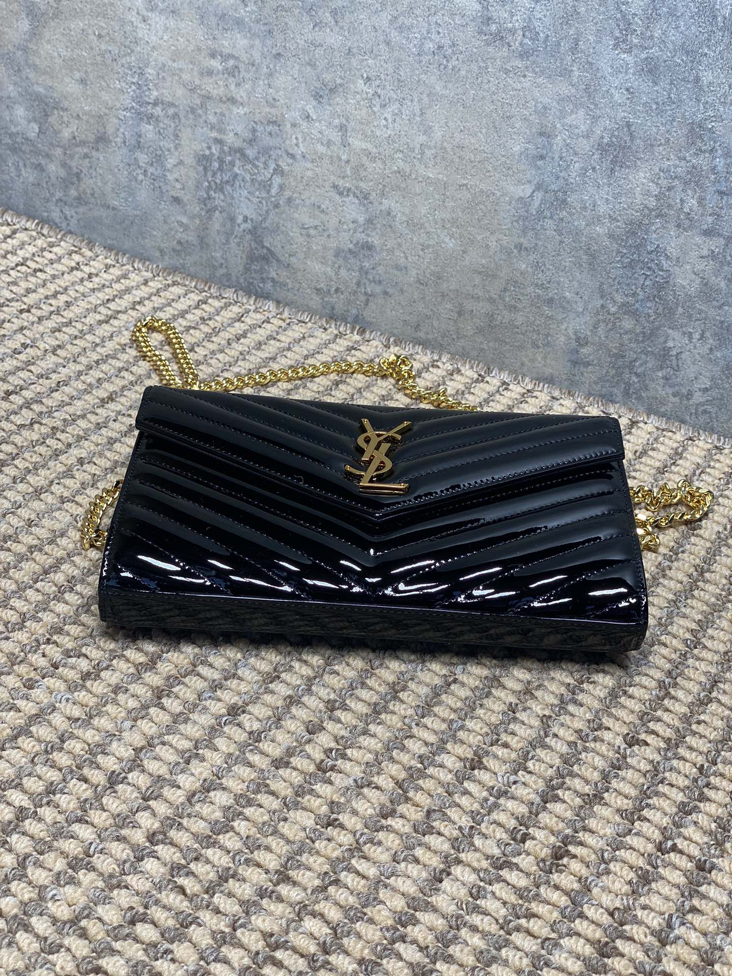 YSL Style Leather Clutch Bags Clutch detail image 3 from source 745613
