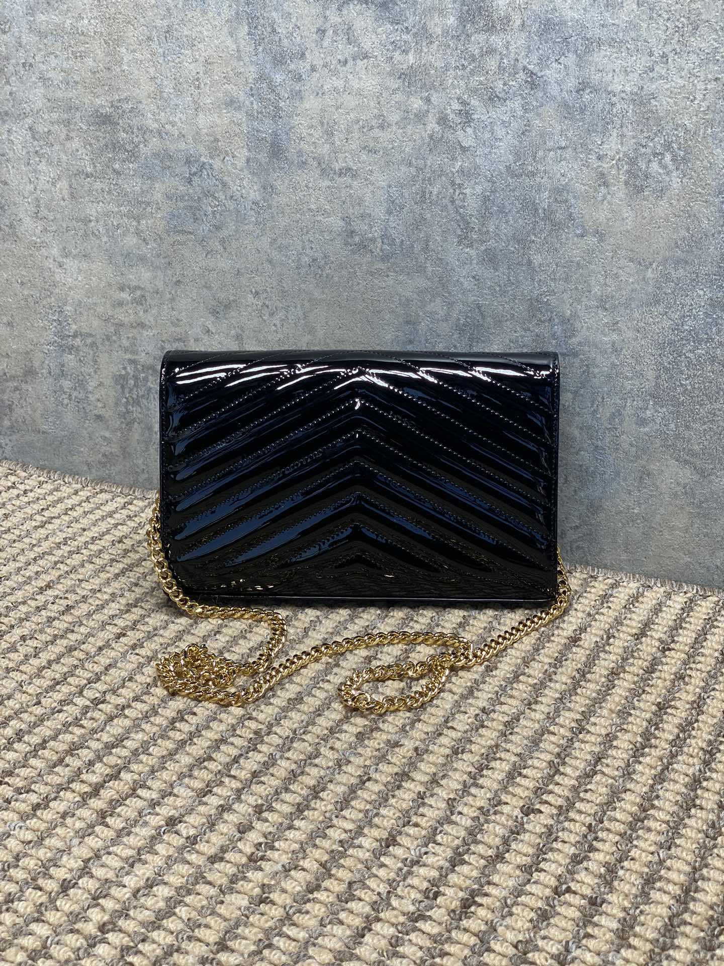 YSL Style Leather Clutch Lookbook Reference image 2