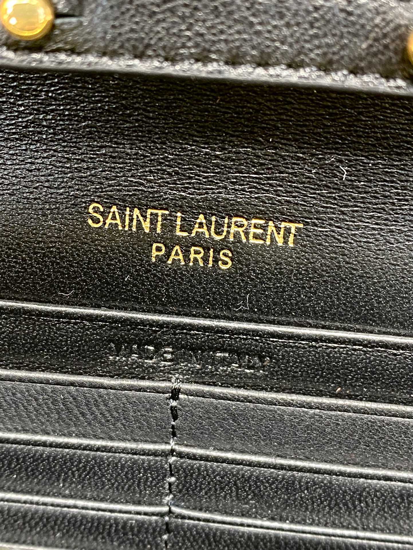 YSL Style Leather Clutch Bags Clutch detail image 8 from source 745613