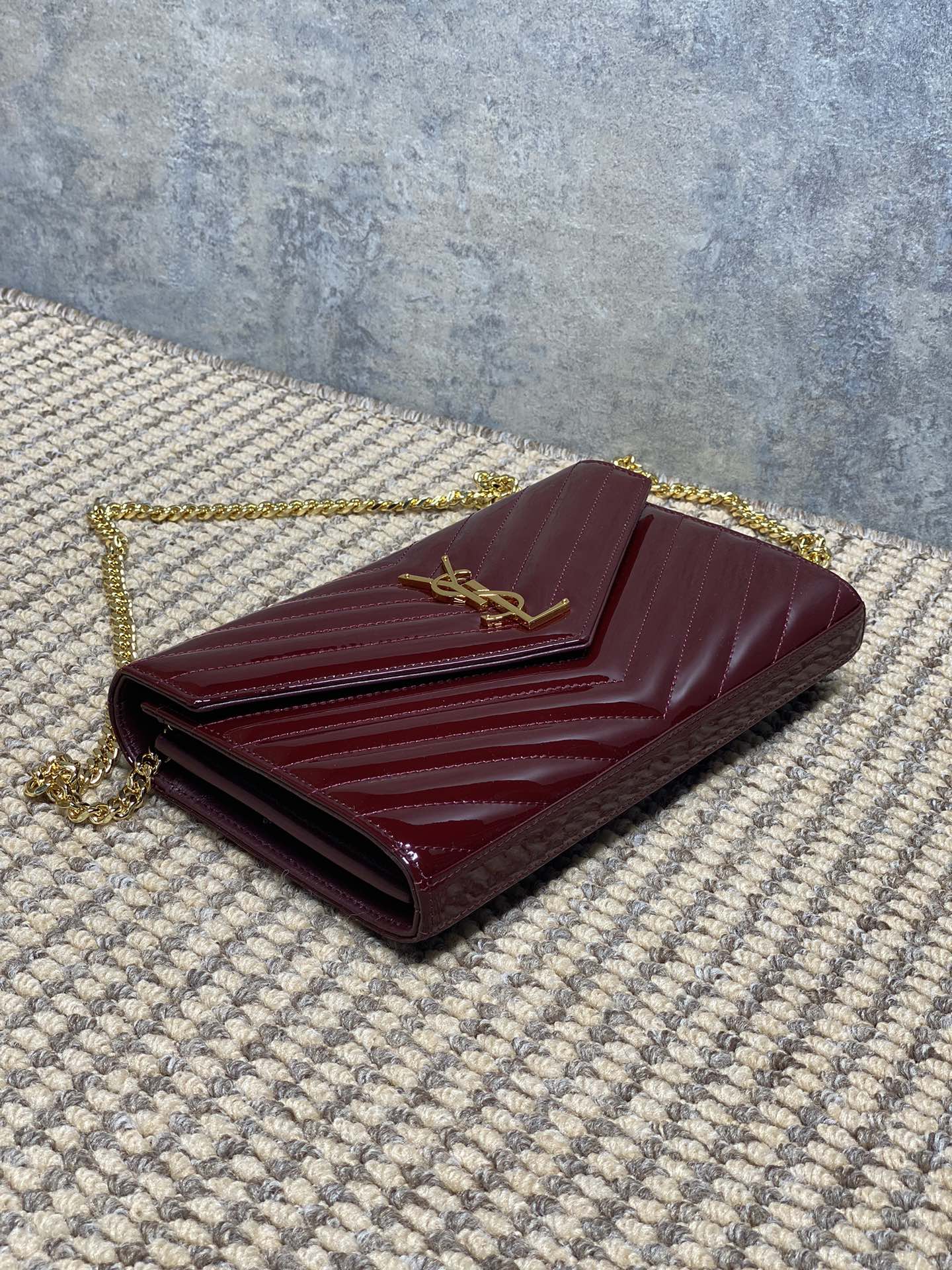 YSL Style Leather Clutch Bags Clutch detail image 4 from source 745614