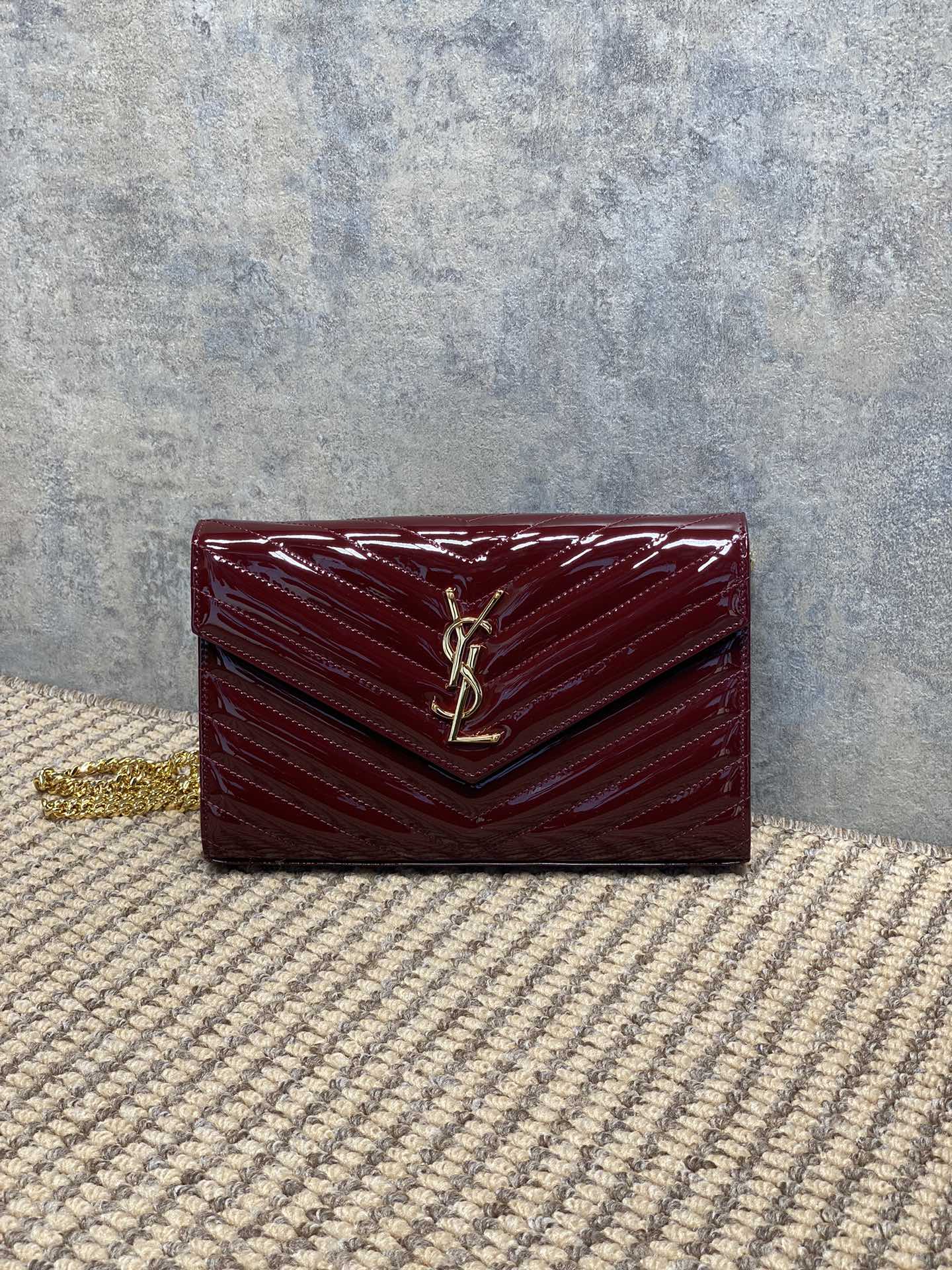 YSL Style Leather Clutch Lookbook Reference image 1
