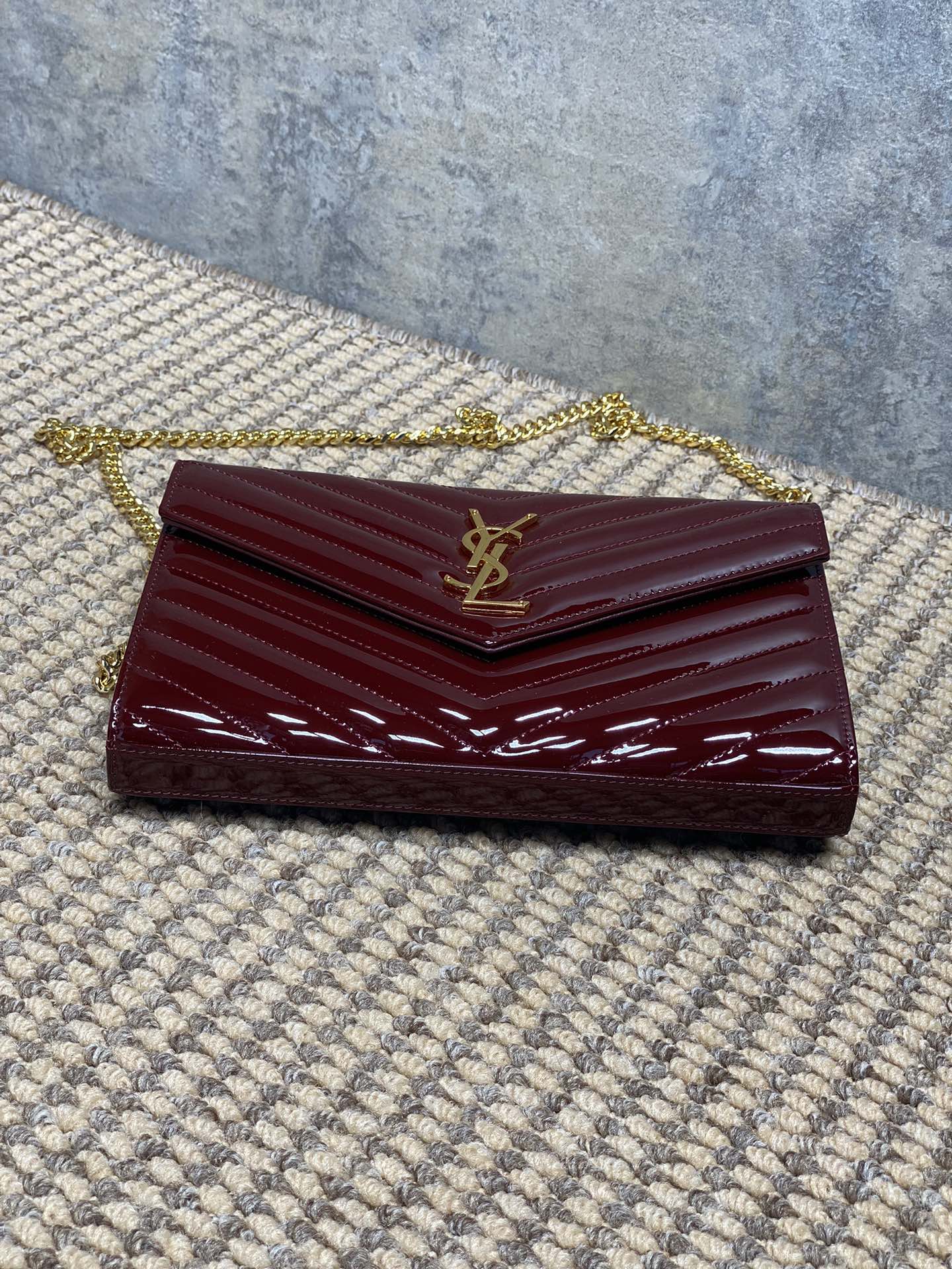 YSL Style Leather Clutch Bags Clutch detail image 3 from source 745614
