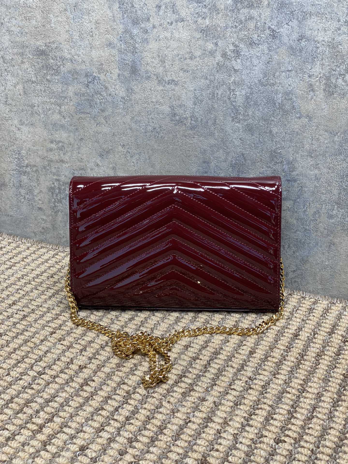 YSL Style Leather Clutch Lookbook Reference image 2