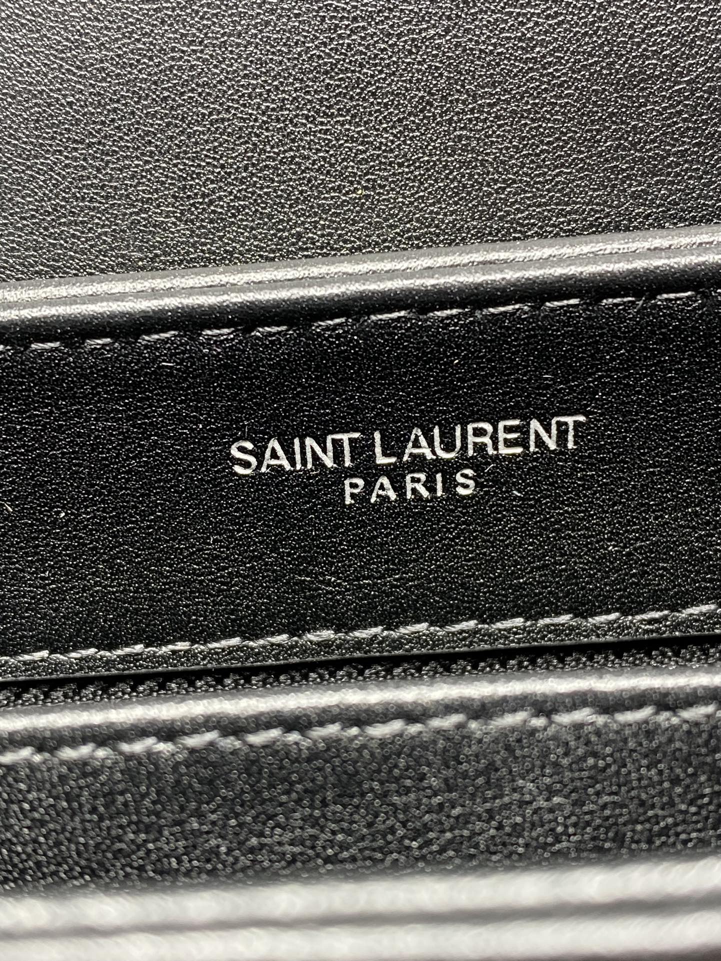 YSL V-Quilted Leather Flap Crossbody Bag