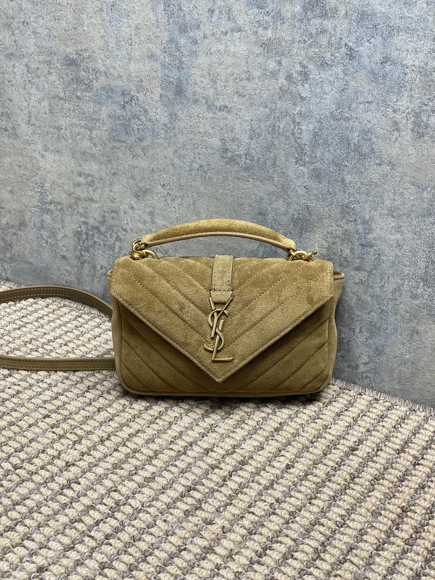 YSL Style Leather Chain Bag Lookbook Reference image 1