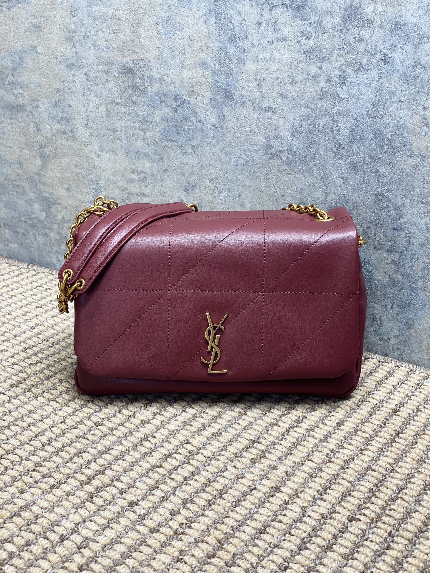 YSL Style Leather Crossbody Bag Lookbook Reference image 1