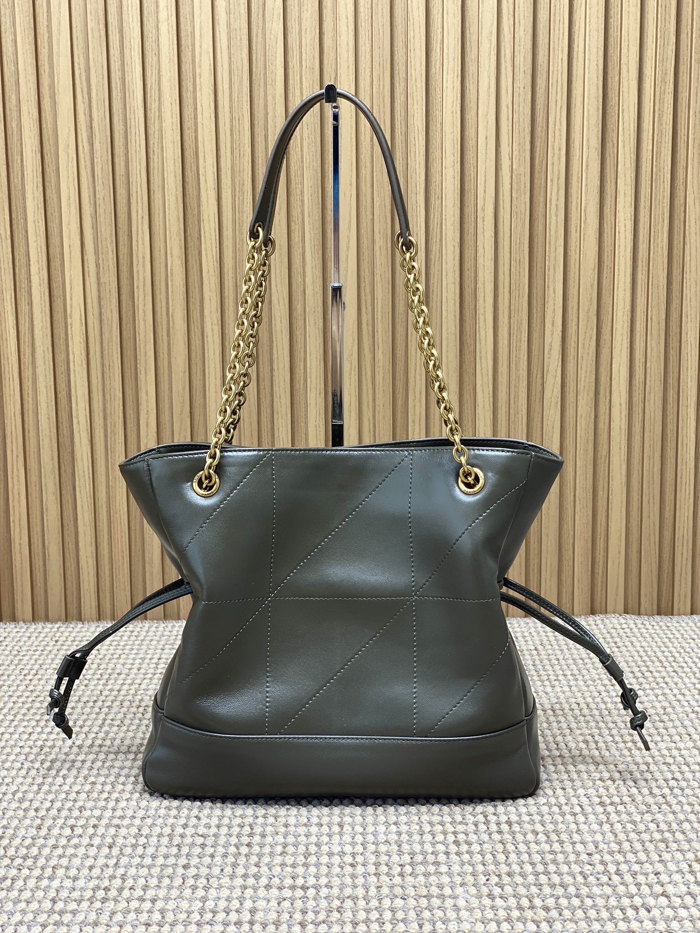 YSL Style Green Leather Chain Bag Bags Chain Bag detail image 3 from source 763060