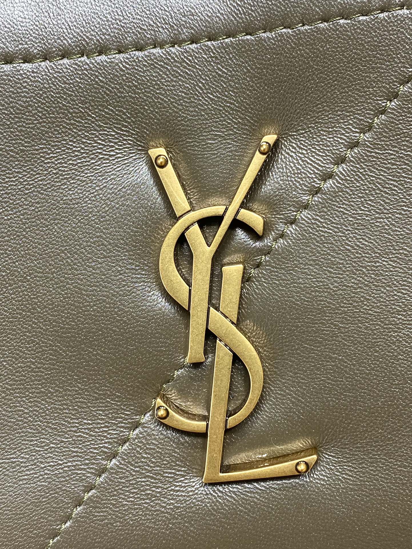 YSL Style Green Leather Chain Bag Bags Chain Bag detail image 6 from source 763060