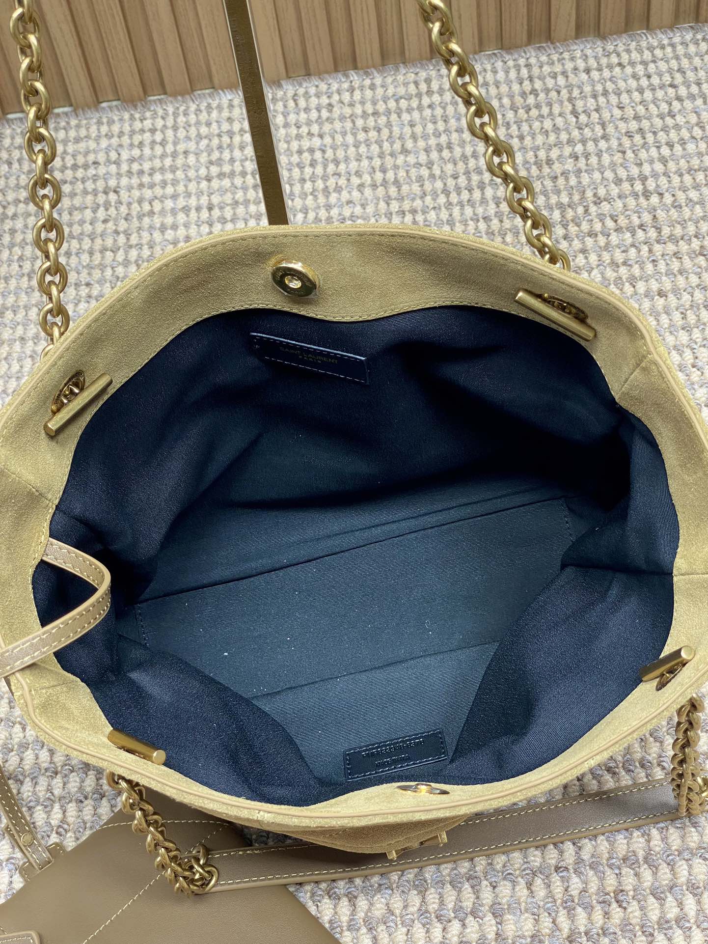 YSL Style Leather Crossbody Bag Bags Crossbody Bag detail image 9 from source 763066