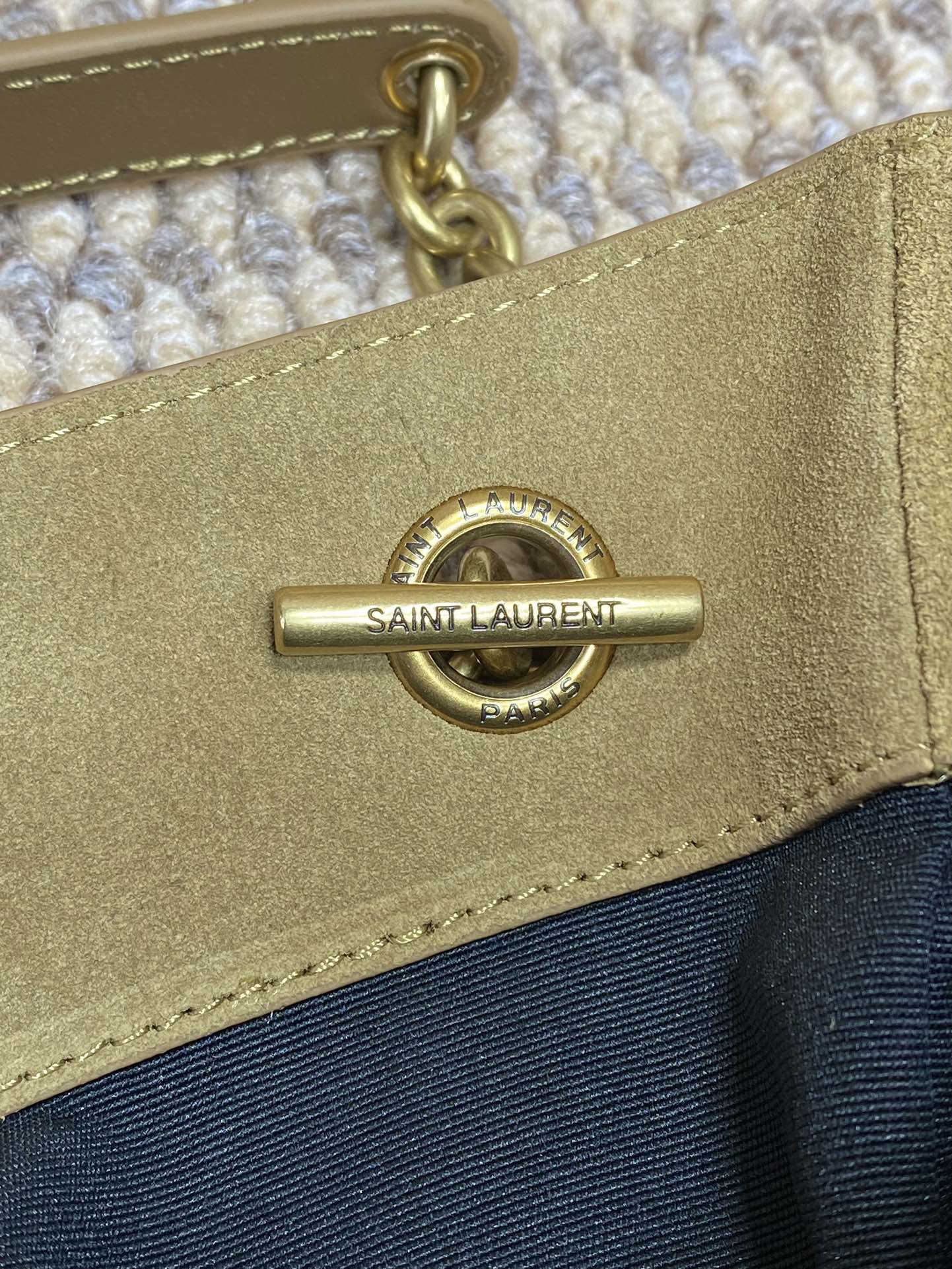 YSL Style Leather Crossbody Bag Bags Crossbody Bag detail image 8 from source 763066
