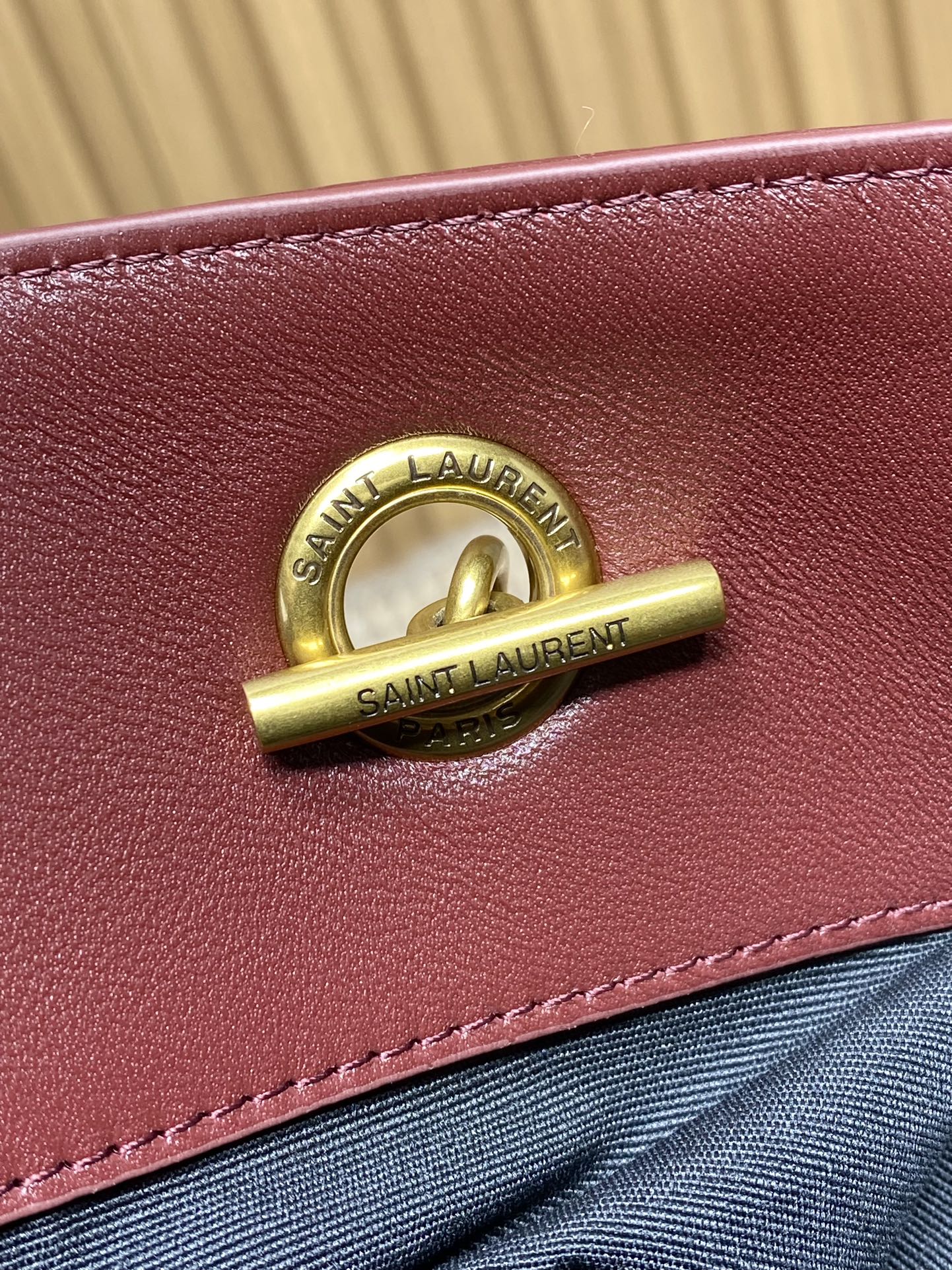 YSL Style Red Leather Chain Bag style reference detail image 7 from source 763071