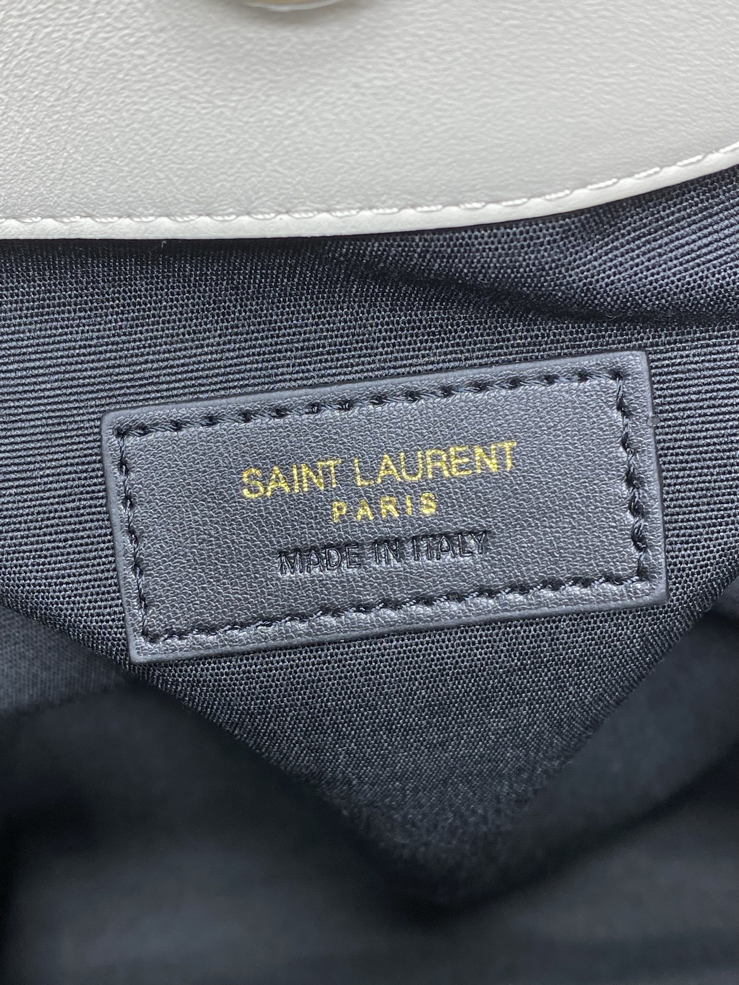 YSL Style White Leather Chain Bag style reference detail image 7 from source 763073